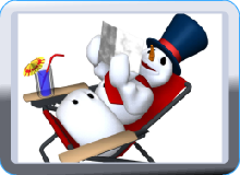 Snowman Musical Slideshow for switch users