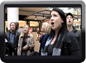 Christmas Flash Mob by Journey of Faith at South Bay Galleria.